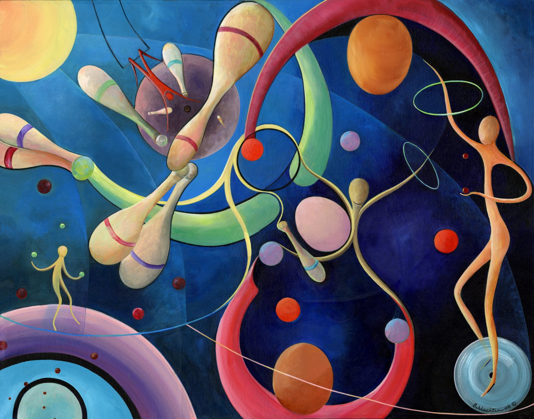 The Jugglers Gicl&eacute;e