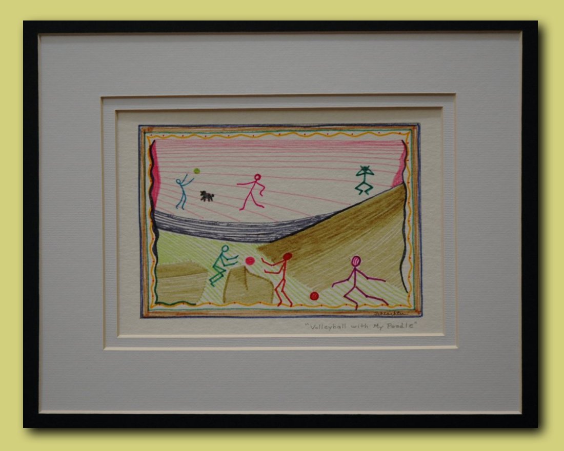 Volleyball with My Poodle