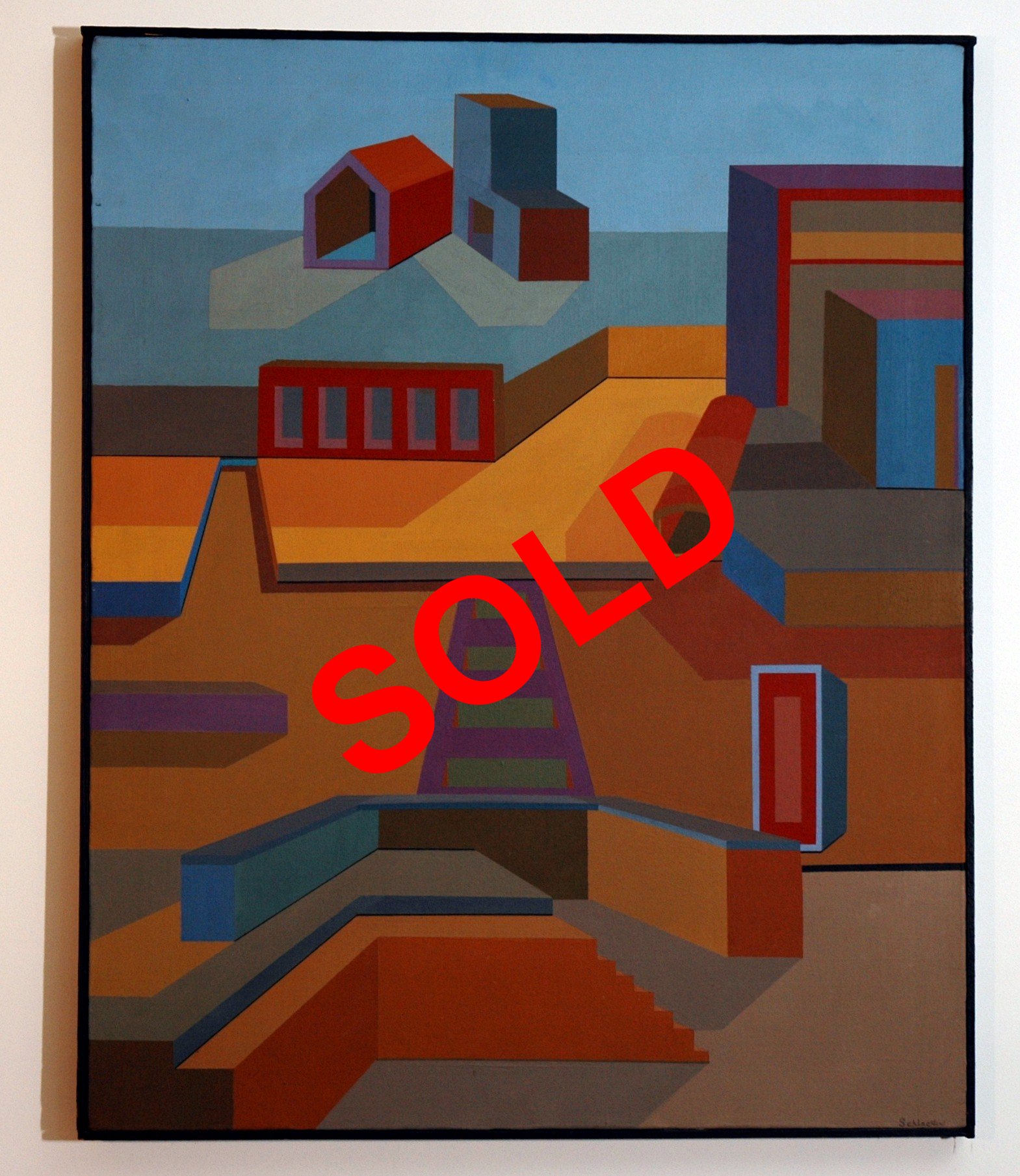 Abstract Landscape with Brown