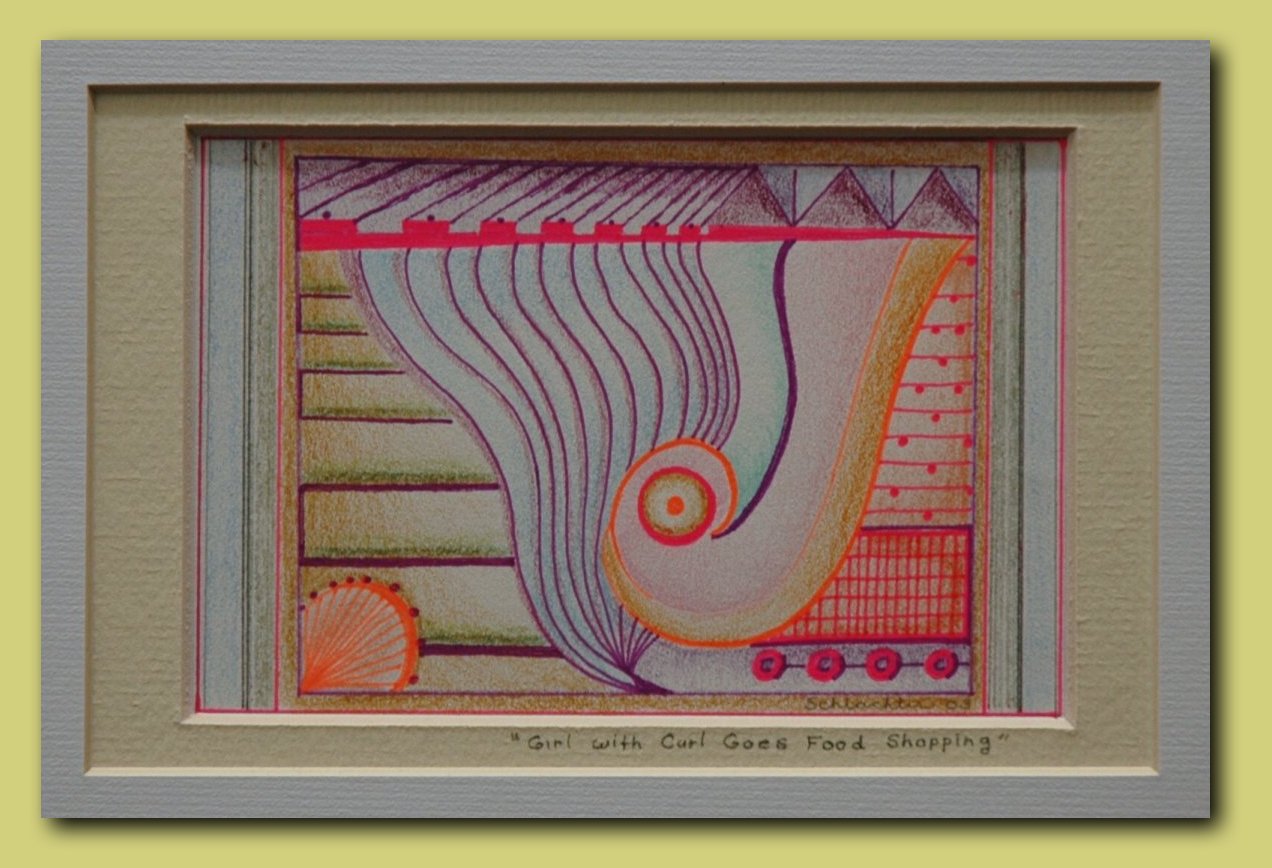 Girl with Curl goes Food Shopping